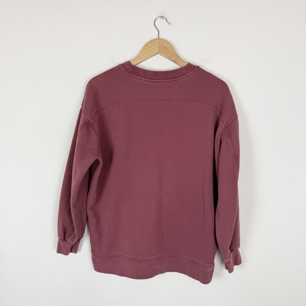 Lululemon perfectly oversized crew smokey red - Picture 3 of 6